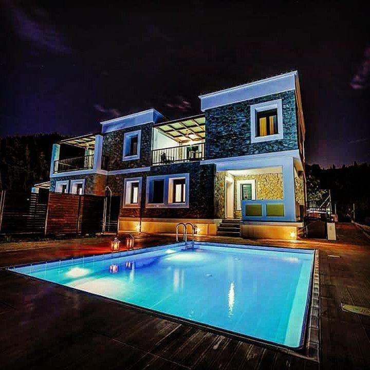 Villa Vera Ayios Nikitas Bagian luar foto